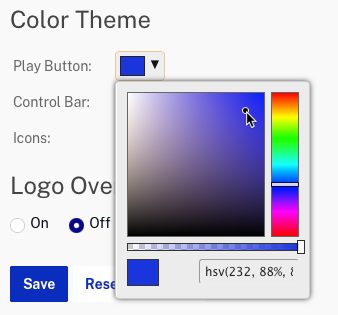 icon color